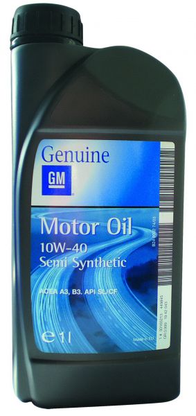 Масло моторное GM Genuine 10W40 SL/CF (1л.) полусинтетическое. (бенз., диз.)