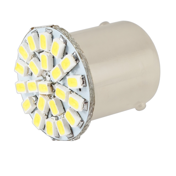 Лампа 2-конт. 12V P21/5W S25 22 SMD со смещен. цок. по высоте BAY15d (к-т 2 шт)