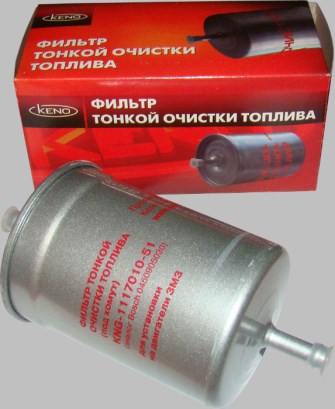 Фильтр топливный /Г-3302 дв. 406/ (под хомут)