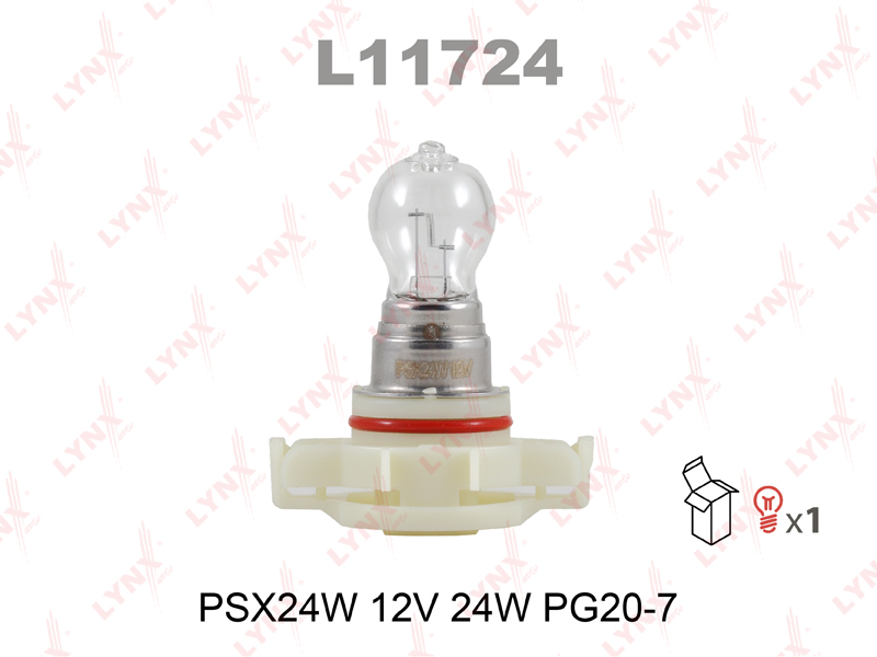 Лампа габарит. 12V PSX24W с патр. PG20/7
