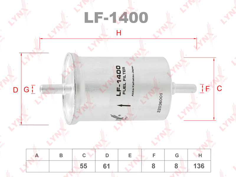 Фильтр топливный Renault Logan Clio Peugeot 106/306/405/406/605