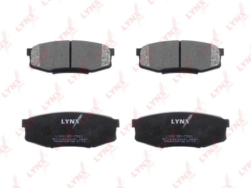 Колодка торм. Toyota Land Cruiser J70/80/90/120 Prado150 задн. /дисковые/