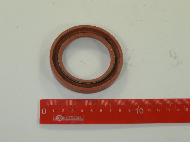 Сальник к/вала /УАЗ/ перед. 55*80*10 рыж. без обоймы