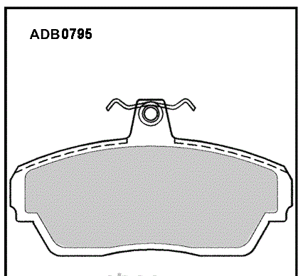 Колодка торм. /Г-3302, 3110/ перед.