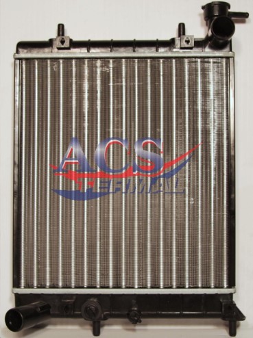 Радиатор основ. алюм. Hyundai Accent (99--) 1,3i/1,5i/1,6i МТ унив.