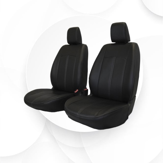 Чехлы на сиденье Toyota Corolla E140/150 2007-2012 г. Экокожа черная Сенат (разд. задн. спинка)