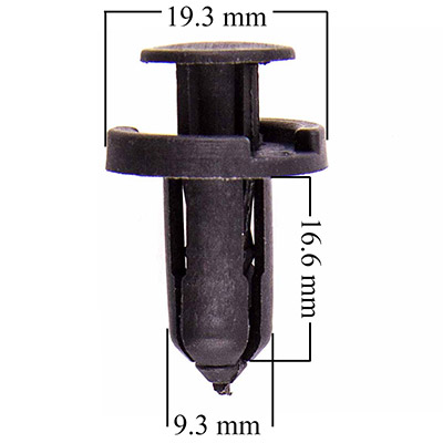 Пистон для бампера Honda Mitsubishi Nissan (в уп. 25шт)
