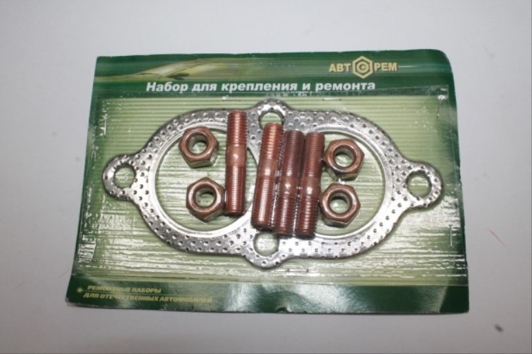 Рк приемной трубы /Г-3302 дв. 406/ (гайки, шпильки, проклад.)