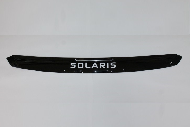 Дефлектор капота Hyundai Solaris с 2010-2014 г. еврокрепеж