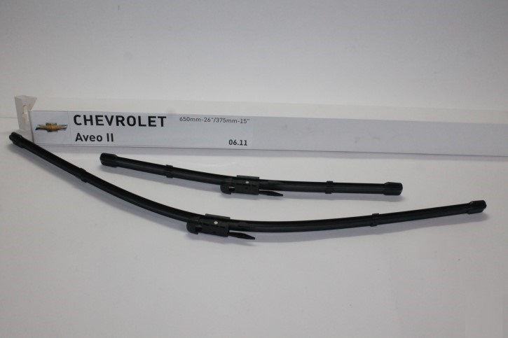 Щетка стеклоочистителя бескаркасная Chevrolet Aveo II 26 65 см+ 15 37,5 см