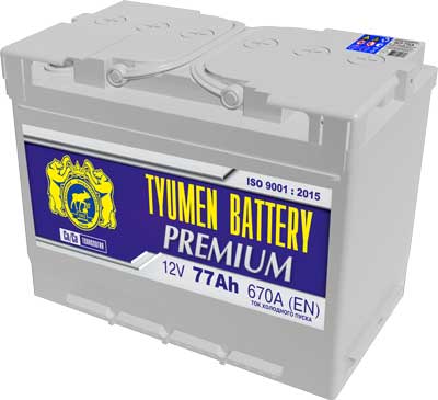 Аккумулятор 6 СТ* 77 680А п/п (+/-) 278х175х190 Premium