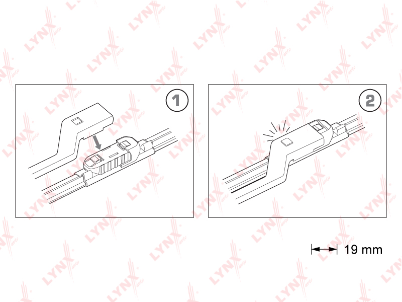 Щетка стеклоочистителя бескаркасная Ford Focus III 29 73 см+ 29 73 см