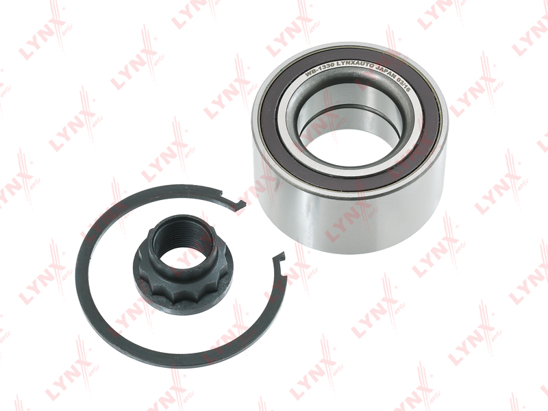 Подшипник ступицы Toyota Corolla E14 перед. с ABS /39х40х75/ /стопор+гайка/
