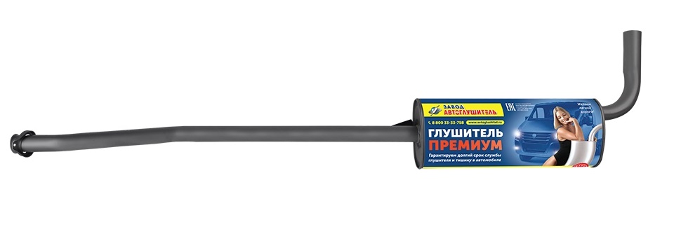 Глушитель /Г-3302 Бизнес дв. 4216/ Евро-3 удлин. ПРЕМИУМ