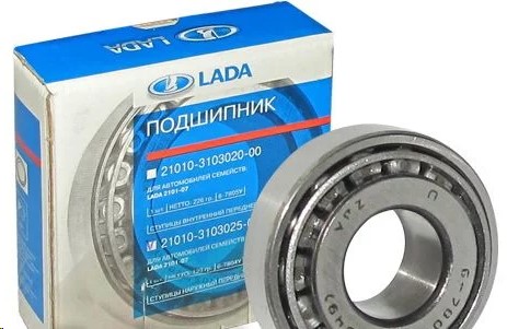 Подшипник ступицы /2101-07/ перед. 7804 мал. наруж.