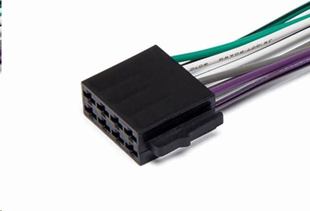 Разъем 9621911 (8pin) 8 контактов Евро ISO к автомагнитоле / радиоаппаратуре (динамики)