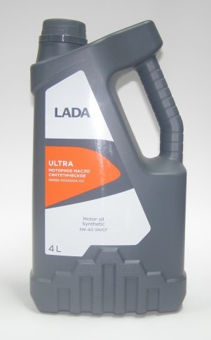 Масло моторное LADA Ultra 5W40 SN/CF (4л.) синтетическое (бенз., диз.)