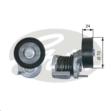 Ролик ремня генерат. Skoda Octavia II 2.0 Rapid 1.6 Yeti 2.0 Volkswagen Amarok 2.0 дизель натяжной в сборе
