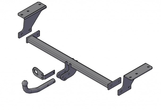 Фаркоп Nissan X-Trail T32 с 2014 г. (без электрики)