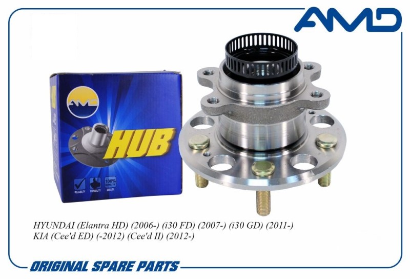 Ступица Hyundai Elantra HD i30 Kia Ceed задняя с ABS /в сб. с подш./