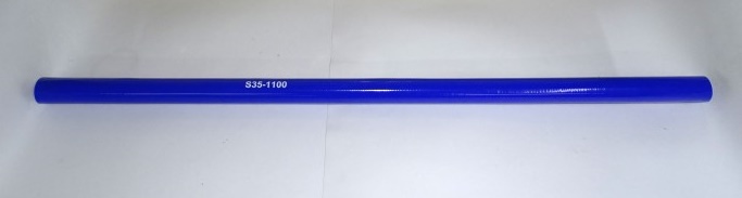 Патрубок прямой силикон d 35, L1100 армиров. 4 нити стенка (5мм)