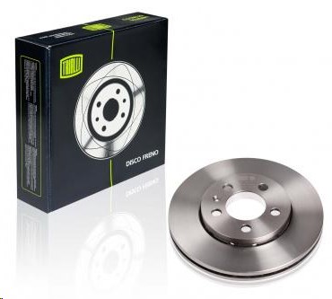 Диск тормозной передний Skoda Fabia I-III Rapid Volkswagen Polo (256x22)