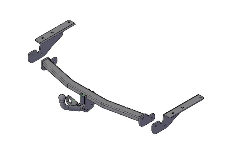 Фаркоп Toyota Rav4 с 2007-2012 г. (за исключением версии с длинной базой) (без электрики)