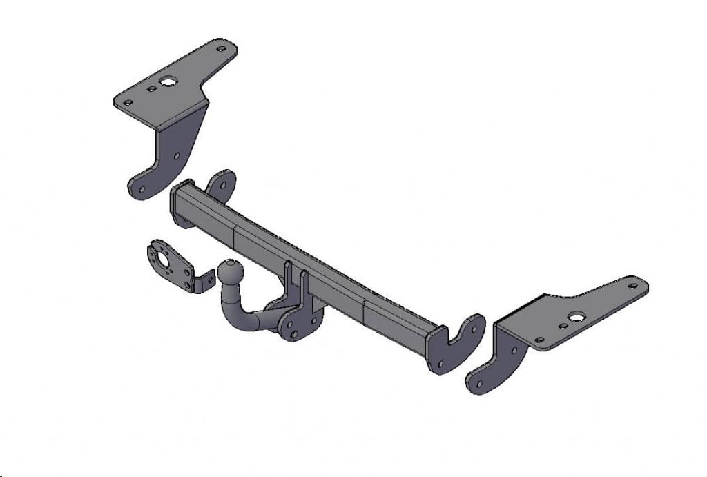 Фаркоп Toyota Corolla (Е-150) с 2007-2013 г.  (Е-170) с 2013-2019 г.