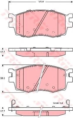 Колодка торм. Hyundai Accent i20 Kia Rio перед.