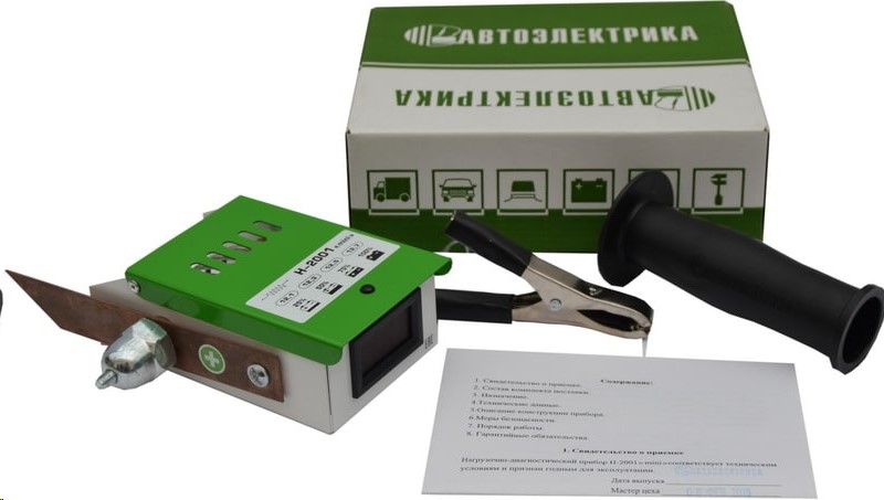 Вилка нагрузочная аккумулятора /100А/ H-2001mini (диагностическая)