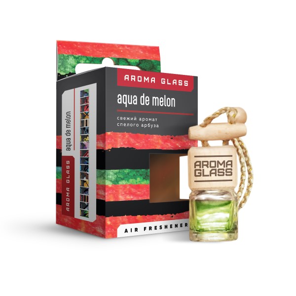 Ароматизатор подвесной  Aroma Glass  Aqua de Melon (аромат спелого арбуза)
