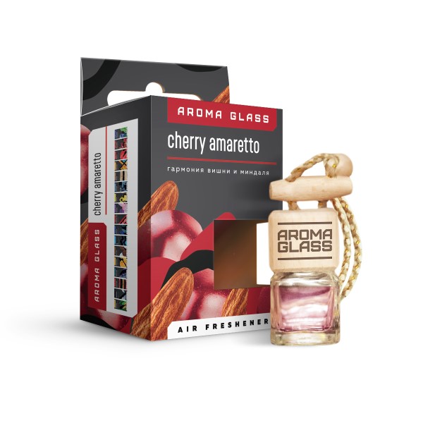 Ароматизатор подвесной  Aroma Glass  Cherry Amaretto (аромат вишни)