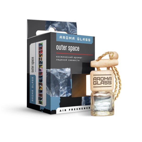 Ароматизатор подвесной  Aroma Glass  Outer Space (аромат ледяной свежести)
