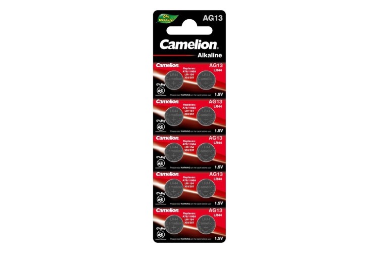 Батарейка таблетка AG13/LR44 Alkaline 10 шт