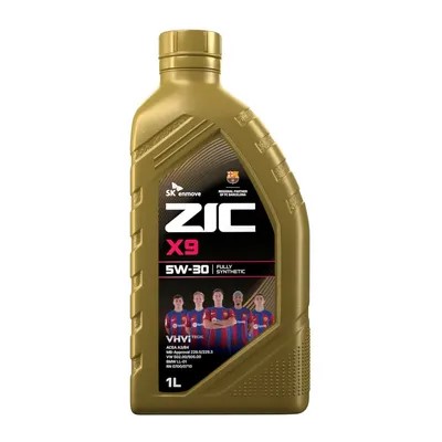 Масло моторное ZIC X9 5W30 SL A3/B3/B4 (1л.) синтетическое (бенз., диз.)