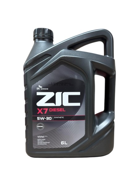 Масло моторное ZIC X7 Diesel 5W30 SL/CF A3/B3/B4 (6л.) синтетическое (диз.)