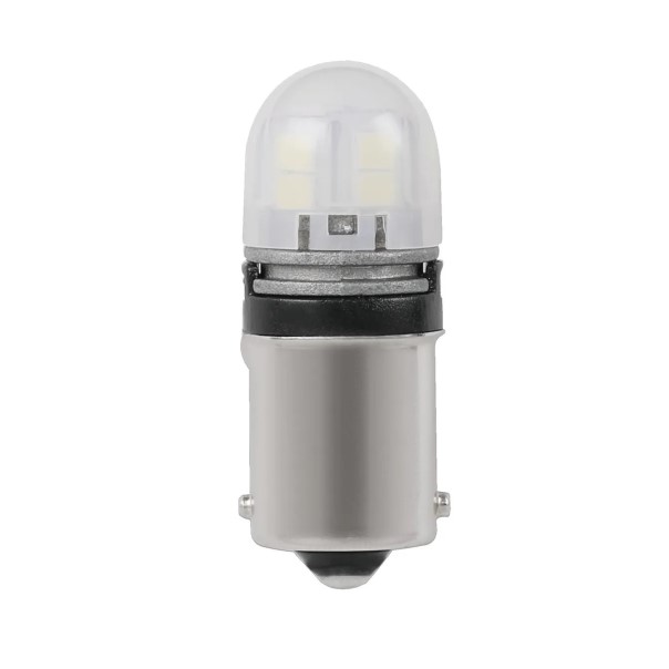 Лампа 1-конт. 12V P21W S25 3 SMD с цок. BA15s SUPER WHITE (2 шт в блистере)