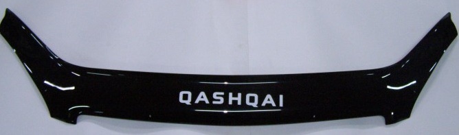 Дефлектор капота Nissan Qashqai 2006-2010 г. еврокрепеж