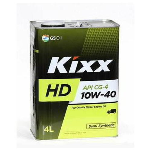 Масло моторное Kixx HD 10W40 CG-4 (4л.) полусинтетическое. (диз.)
