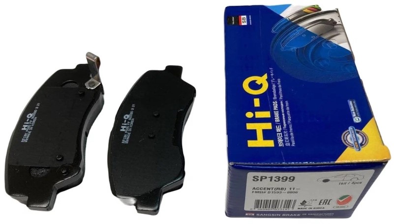 Колодка торм. Hyundai Solaris Kia Rio III перед. с отверстием (HI-Q)