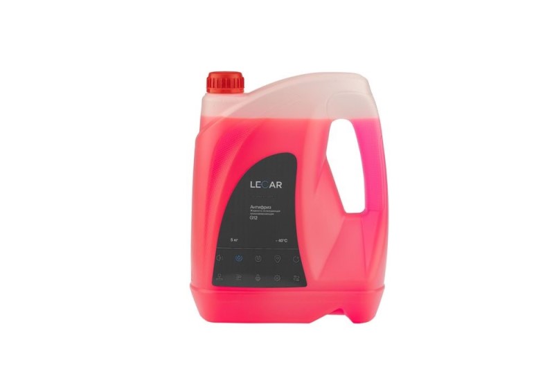 Антифриз  LECAR Carboxylate  G-12 -40С (5 кг.) красный
