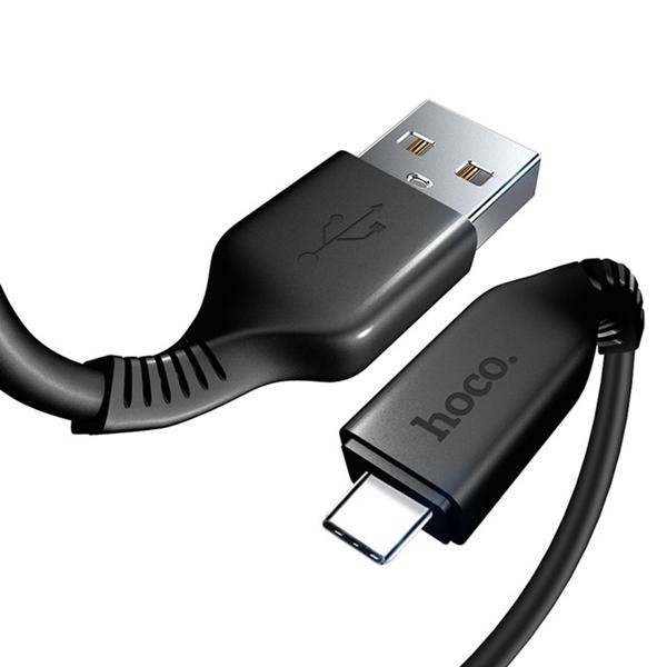 Дата-кабель универ. USB Type-C 1 м, 2.4А, черный