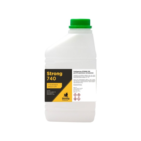 Разбавитель 1 л. для акриловых ЛКМ  Strong 740 Medium
