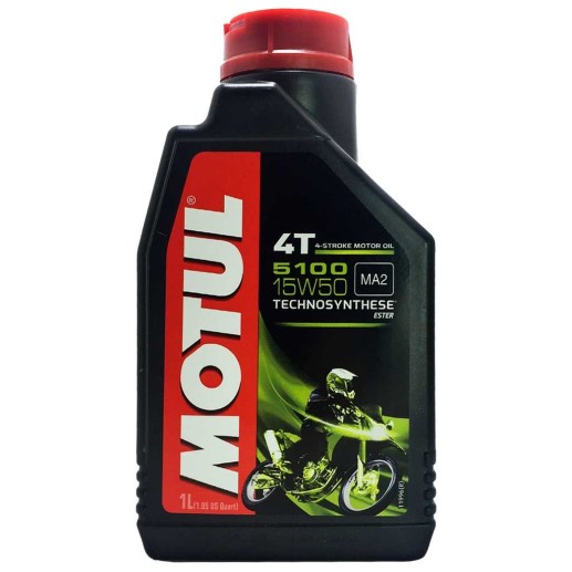 СпецМасло MOTUL 5100 4T 15W50 (1л.) синт. (для мотоциклов)