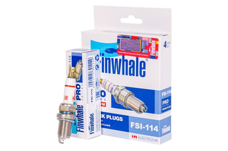 Свечи Finwhale FSI-114 Pro иридиевые Audi A4 (B7) 2.0 A4 (B8) 1.8, 2.0, Volkswagen Golf V 2.0, Golf VI 1.8, 2.0, Tiguan