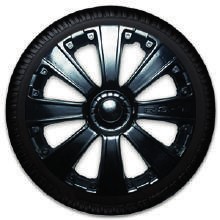 Колпак колеса R16 RS-T черный 2шт (в мешке 8 упак)