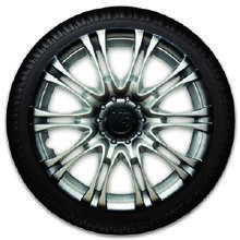Колпак колеса R13 X5 серебристо-черный (в мешке 4 упак)