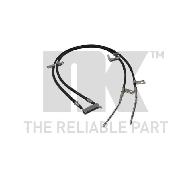 Трос ручн. тормоза Chevrolet Rezzo 05-08 1556/1291+1544/1277мм