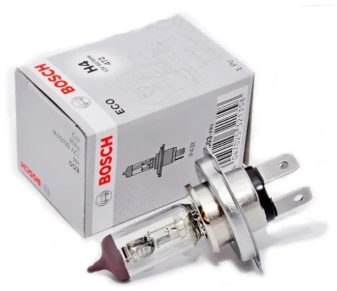 Лампа H4 12V 60/55W P43t н/о ECO