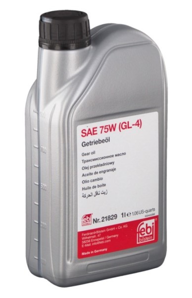 Масло трансм. FEBI 75W (GL-4) (1л.) желтое